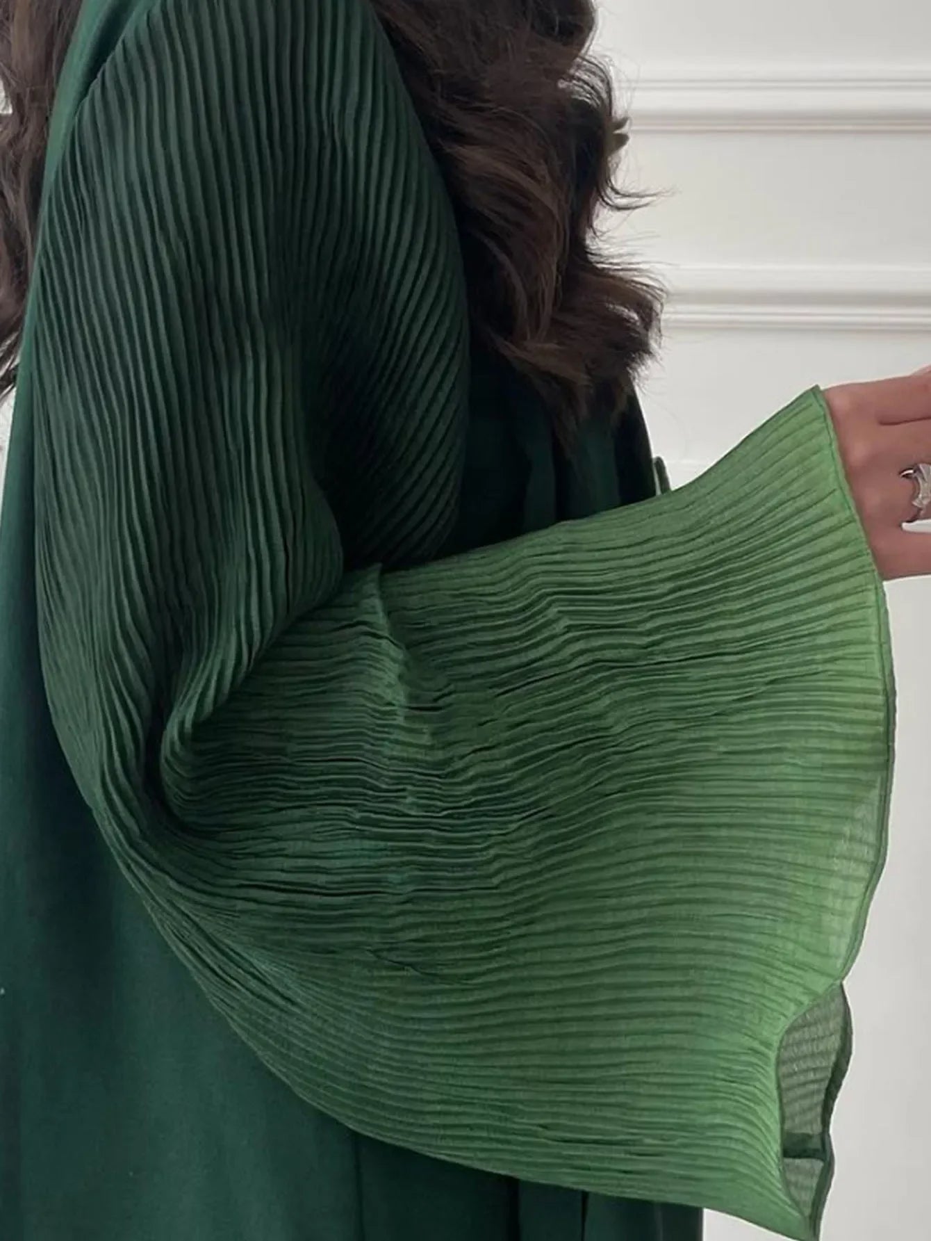 Flare Sleeve Casual Arabian Abaya