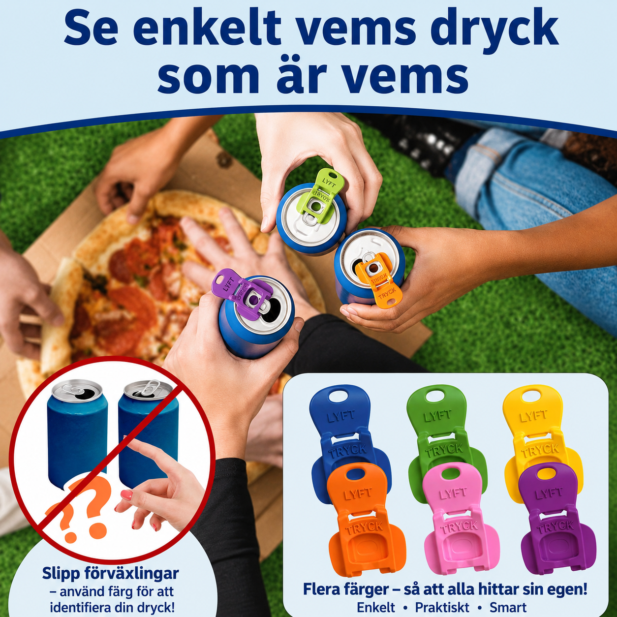 Smart burköppnare för läskburkar