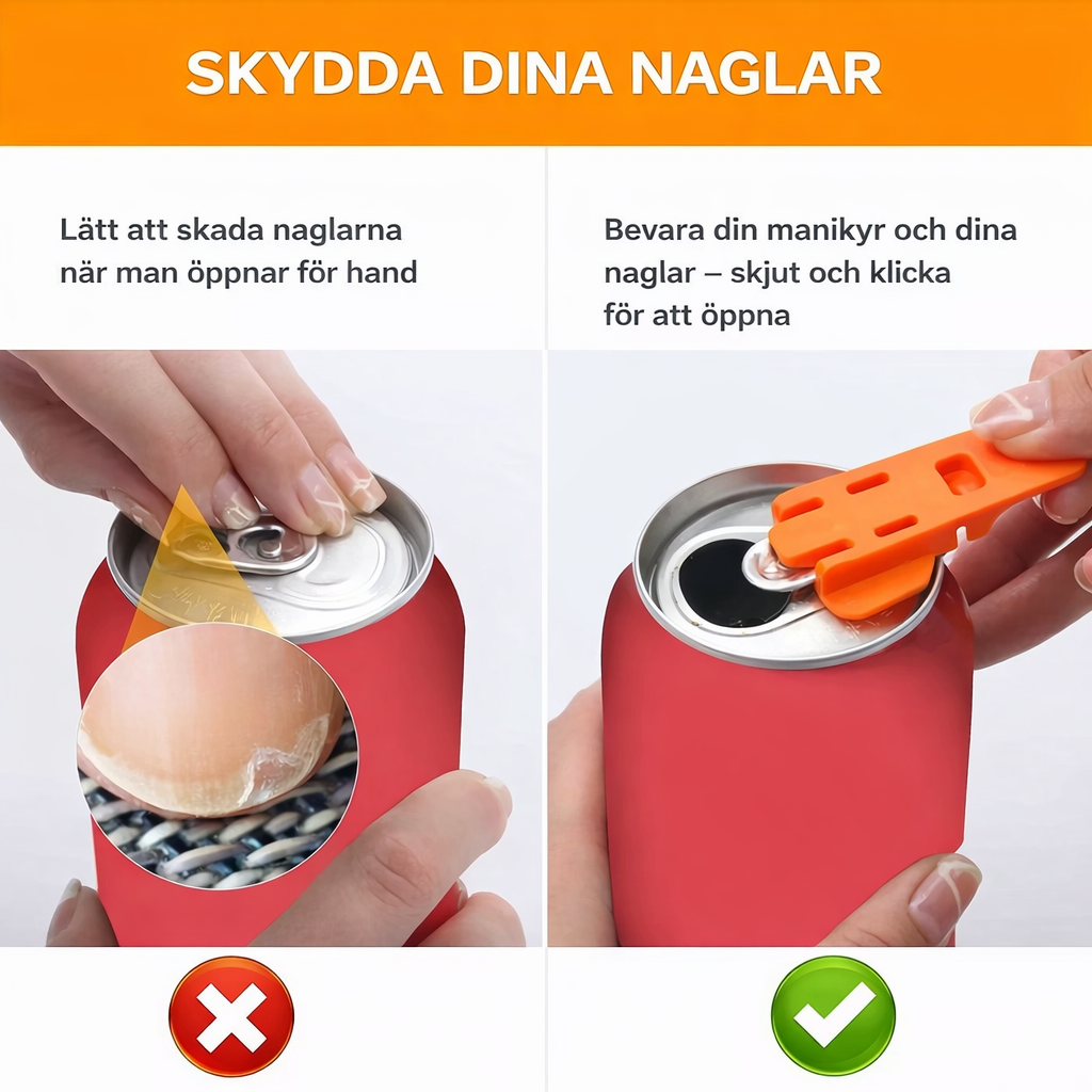 Smart burköppnare - skydda naglarna