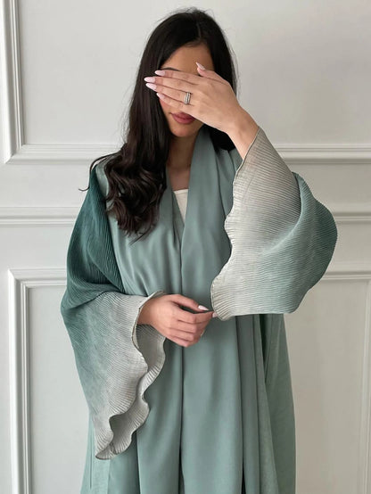 Flare Sleeve Casual Arabian Abaya