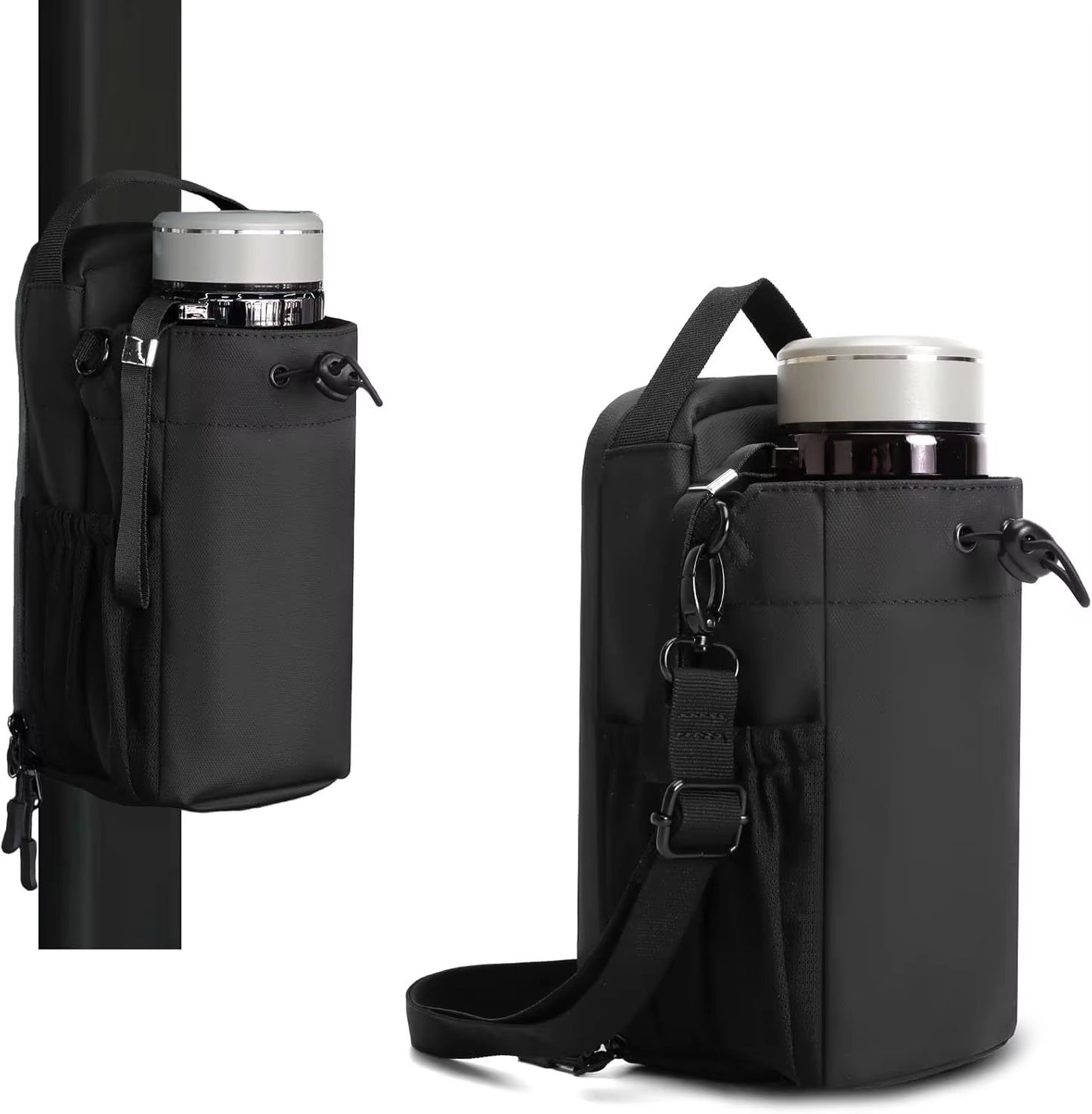 Magnetic Gym Bag with Bottle Bag