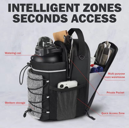 Magnetic Gym Bag with Bottle Bag