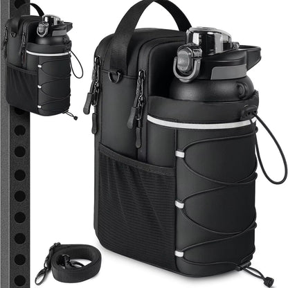 Magnetic Gym Bag with Bottle Bag