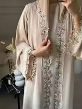 Dubai Elegant Multicoloured  Embroided Abaya
